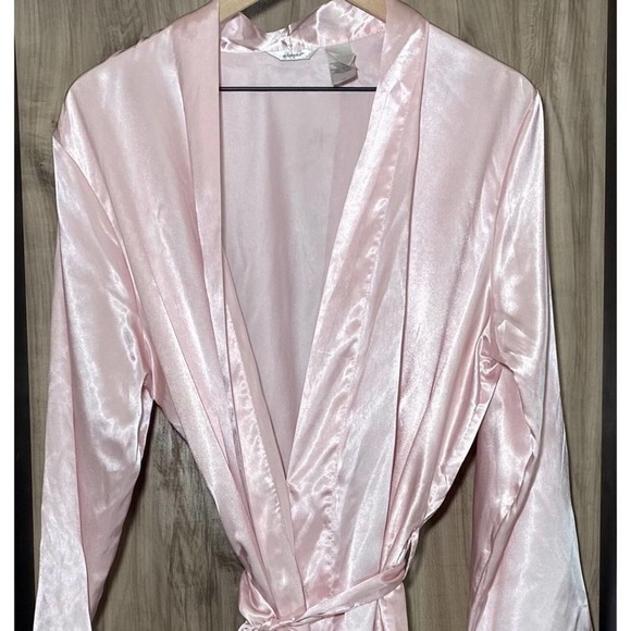 Adonna pink night robe. Size Large - Picture 2 of 7